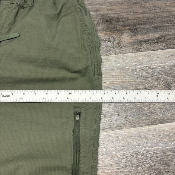 Orvis Olive Green Womens 14 Stretch Ripstop Tapered Cargo Jogger Outdoor Pants - Picture 11 of 12